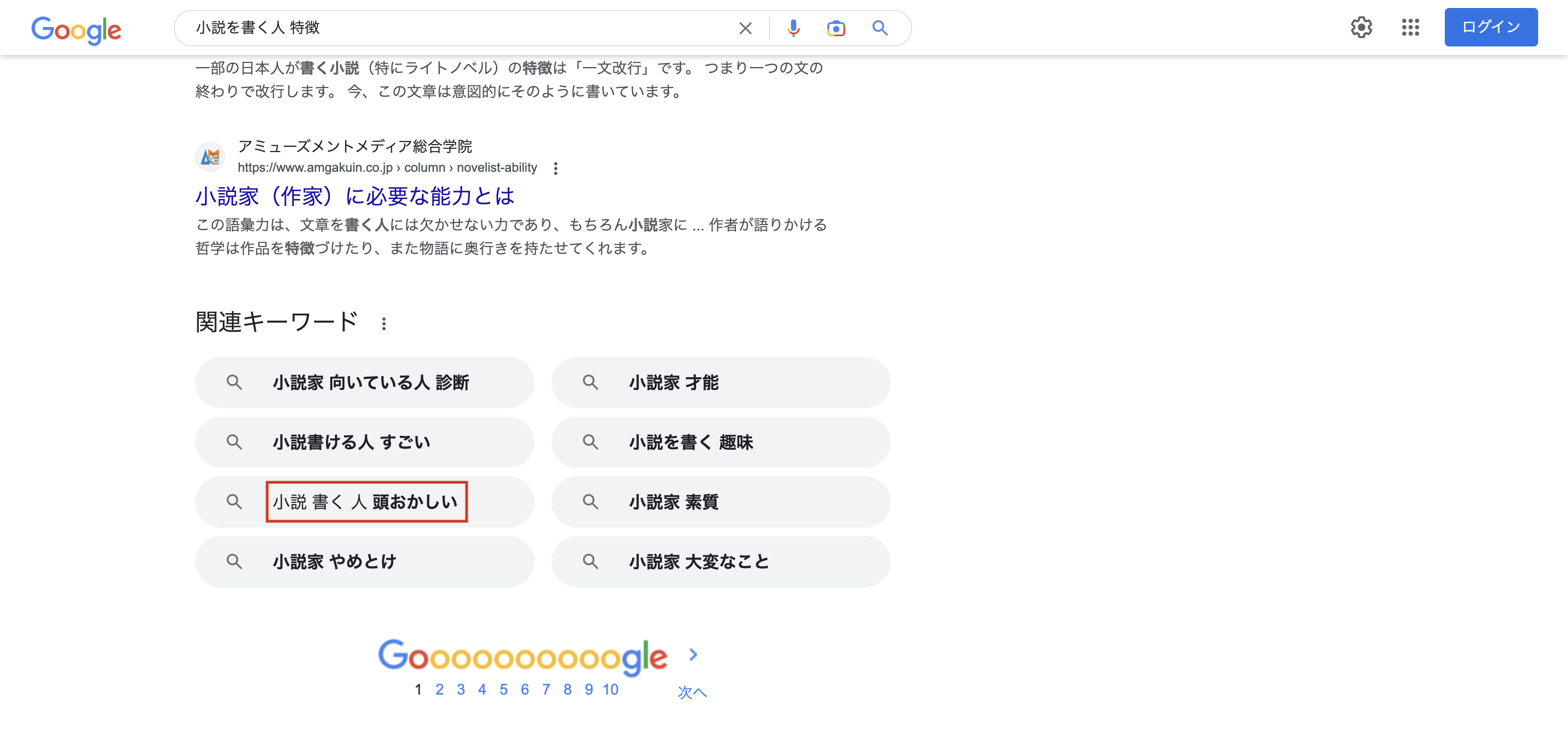 小説を書く人は頭おかしい?